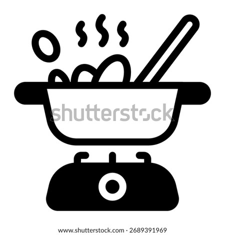 This Cooking icon is suitable for Food, Cooking, Culinary, etc.