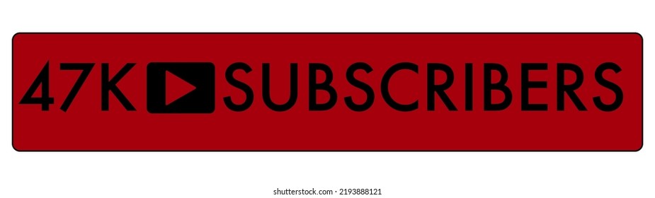 This a cool button with amount of subscribers