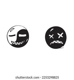 this is a cool dark emoji