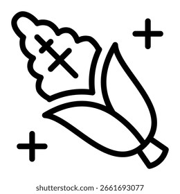 This Corn icon is suitable for Autumn Season, etc.