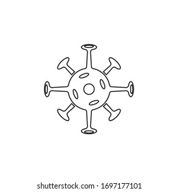 This Corona Virus icon is in Line style available to download as EPS 10