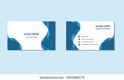 This is a corporate business card. This Business card designed for a corporate company and suitable for all businesses industry. You can easily edit and customize
