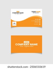 This corporate business card features a sleek and professional design, perfect for making a strong first impression.