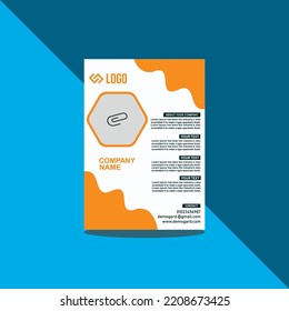 This is a corporate flyer cover business brochure vector design, Leaflet advertising abstract background, Modern poster magazine layout template, Annual report for presentation.