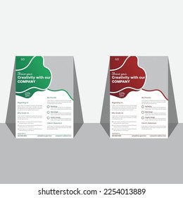 This is a Corporate flyer template design in A4. It can be a brochure, poster, business presentation, leaflet, flyer, banner, leaflet advertising.
