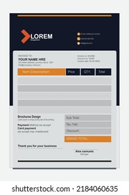 This is corporate invoice design