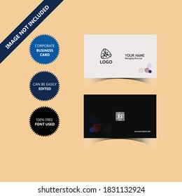 This is a Corporate Modern Business Card.The clean design that carries your professionalism and your identity is very simple and attractive eye caching will be perfect for you. It is very easy to edit