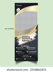 This is a Corporate Roll Up Banner creative and eye-catchy. It’s suitable for any multipurpose project and all kinds of businesses. All elements are editable and customizable