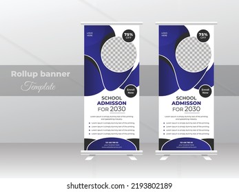 This is a corporate Roll up banner for marketing.