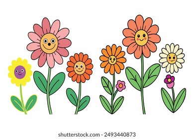 Este es un Vector de flores de corton icono de lineart con ilustración.