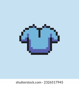 this is Costume icon in pixel art with simple color with blue background this item good for presentations,stickers, icons, t shirt design,game asset,logo and your project.