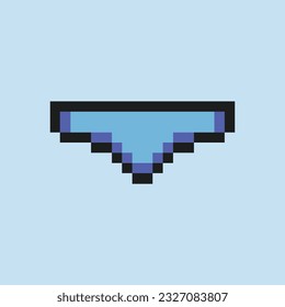 this is Costume icon in pixel art with simple color with blue background this item good for presentations,stickers, icons, t shirt design,game asset,logo and your project.