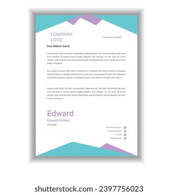 dies ist Cover-Brief-Design