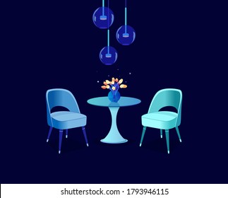 Este acogedor interior cuenta con cómodos y elegantes sillones de líneas suaves y una paleta de azul y verdor de Vizcaya que se puede apreciar fácilmente en los ojos y el espíritu.