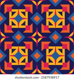 This is a crafted pattern draws on rectangle beautiful shapes, blending geometric with a modern touch.