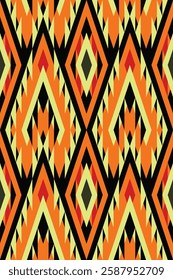 This is a crafted pattern draws on triangle beautiful shapes, blending geometric with a modern touch.