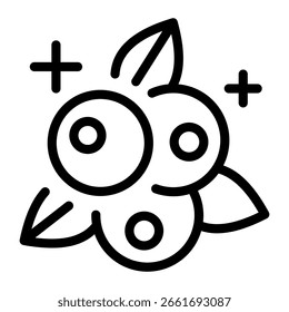 Este icono de arándano es adecuado para la temporada de otoño, etc.