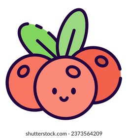 Este icono de arándano es adecuado para el Día de Acción de Gracias y la temporada de otoño.