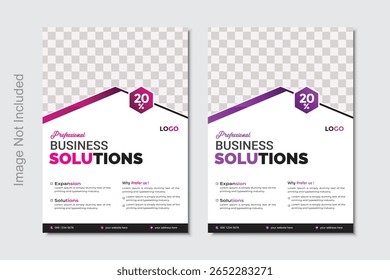 Este modelo criativo de folheto de negócios é perfeito para promover sua empresa, serviços ou eventos. Projetado com uma aparência moderna e profissional, ele é totalmente personalizável e fácil de editar.