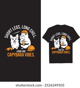 Esta T-shirt Capybara Criativa 50+ Bundle POD Imprimir todos os animais cão, gato, cavalo, guaxinim qualquer design de animal destaca-se por causa de sua versatilidade. 