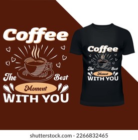 This is creative coffee t-shirt design