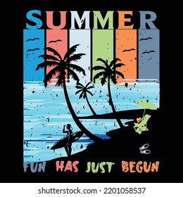 This is creative copyrightfree vector and typography t-shirt design for summer fun lovers.