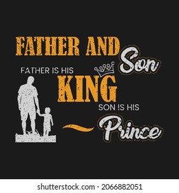 This Is Creative Father and Son T-Shirt Design.For Father Lover Ready To Print. full Vector.
