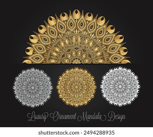 This is a creative Luxury Ornament Mandala Design.