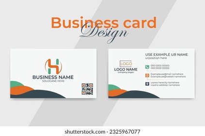 this creative modern visiting card design. use 3 color simple minimal Business Card layout design.
Use your company name and your information here, change colors and images to match your brand.