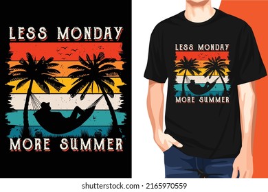 This is a creative Summer vintage T-shirt Design. The design of this t-shirt can be used commercially by anyone. All major components are easily editable and customizable.Print T-shirt Template, 