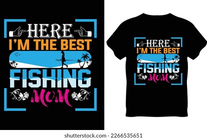 This is a Creative and Unique Copyright free Fishing T-Shirt Design