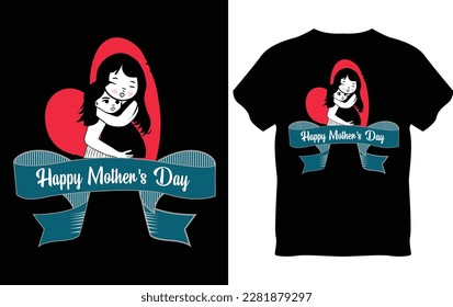 This is a Creative and Unique Copyright free Mother's Day T-Shirt Design