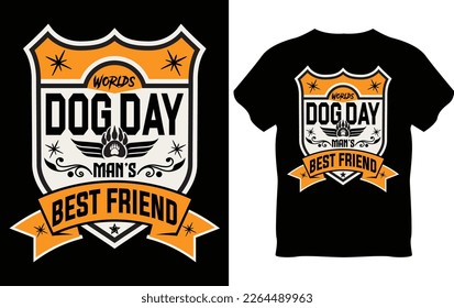 This is Creative and Unique Dog lovers T- Shirt Design