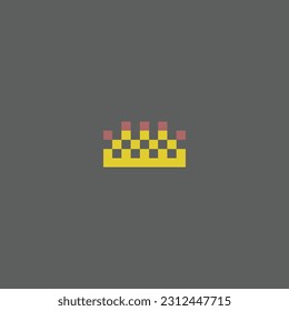 Dies ist gekrönt in Pixelkunst, dieses Element gut für Präsentationen, Aufkleber, Symbole, T-Shirt-Design, Spiel-Objekt, Logo und Ihr Projekt.
