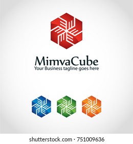 This is a cube logo used for many purposes.
