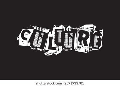 This is a Culture Black Background vector