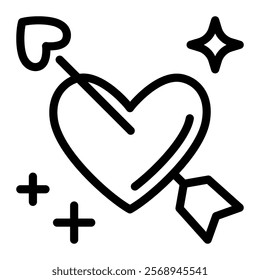 This Cupid icon is suitable for Valentine, Wedding, Romance, etc.