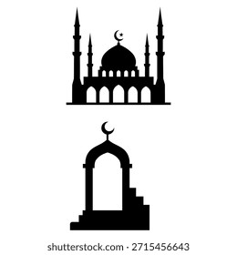 This curated set presents a variety of Islamic-themed icons, encompassing religious symbols, architectural elements, and cultural representations. Each icon is designed with precision, offering versatility for diverse design projects.