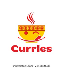 Das ist ein Logo mit Curry-Motiven. Einfach und elegant. die einfache Anwendung auf Ihre unterschiedlichen Medienbedürfnisse