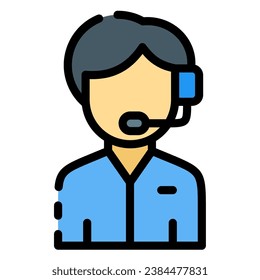 This Customer Service icon is suitable for shopping, ecommerce, supermarket and business