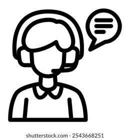 This Customer support icon is suitable for shopping, online shopping, etc.