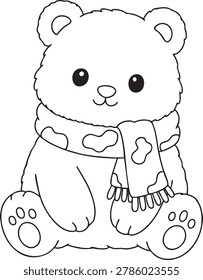 This cute bear illustration