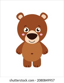 this is a cute bear vector drawing
