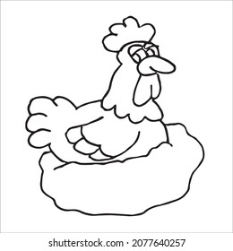 this is a cute and beautiful chick images line art ,outline drawing,vector art and illustrations art