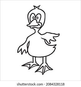 this is a cute and beautiful duck images line art ,duck outline drawing, duck vector art and illustrations art