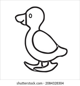 this is a cute and beautiful duck images line art ,duck outline drawing, duck vector art and illustrations art