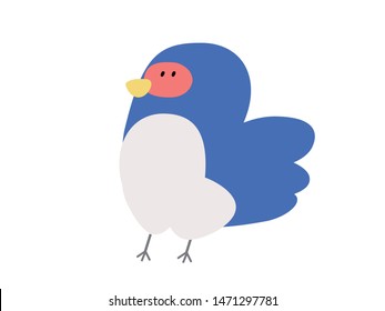 This is a cute bird illustration.