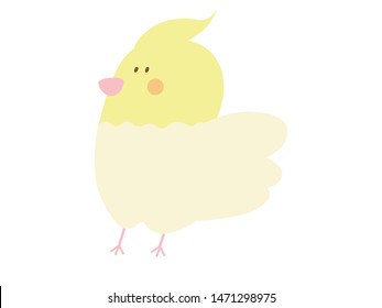 
This is a cute bird illustration.
