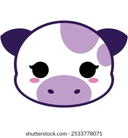 This is a Cute Blueberry Milk Cow