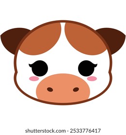 This is a Cute Chocolate Milk Cow